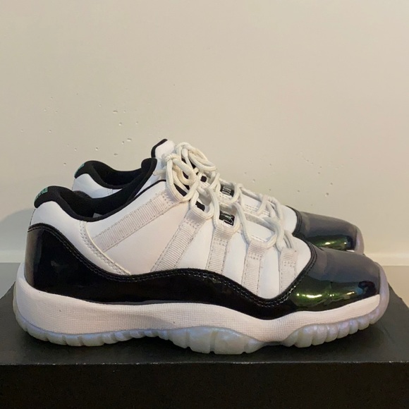 Green Jordan 11s - Picture 1 of 4